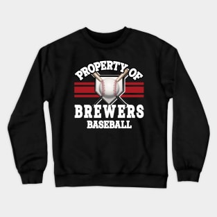 Proud Name Brewers Graphic Property Vintage Baseball Crewneck Sweatshirt